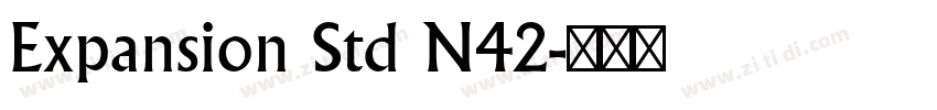 Expansion Std N42字体转换